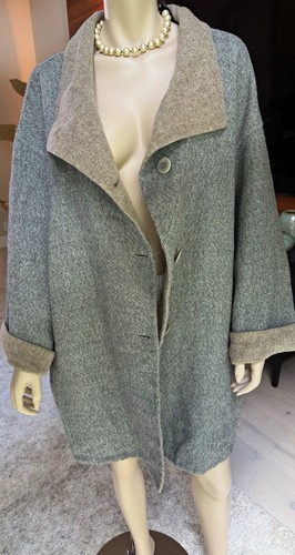 Eileen fisher gray wool - wool, alpaca